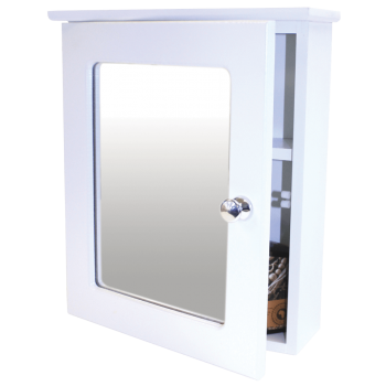 Cabinet Bathroom Wooded Single Door