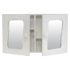 Cabinet Bathroom Wooded Double Door