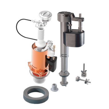 Close Couple Dual Flush Mechanism