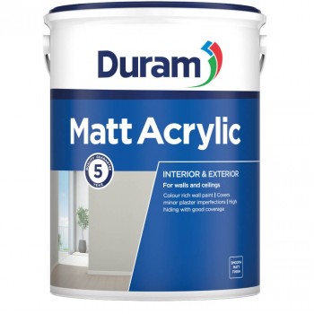 Duram Matt Acrylic Chena White 5l
