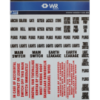Distribution Board Label Set