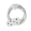 Extension Cord With Double Janus 20m