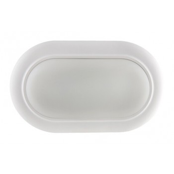 Led Oval Bulkhead 170mm White 1x8w