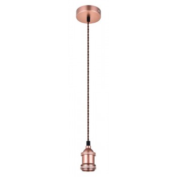 Rose Gold/ Brown Twist Cable