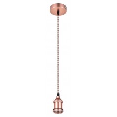 Rose Gold/ Brown Twist Cable