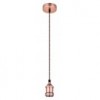 Rose Gold/ Brown Twist Cable