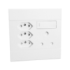 Socket 1x 16amp & 3xv-slim Veti