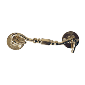 100mm Cabin Hooks Brass Plated