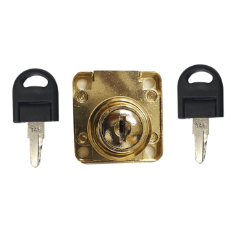 Drawer Lock Brass Plated