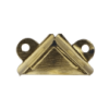 4mm Mirror Corner Brass Plated With Screws Quantity:4