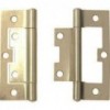 64mm Flush Hinge Brass Plated