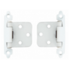 White Self Closing Hinges With Screws Quantity:2