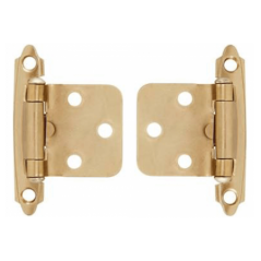 Brass Plated Self Closing Hinges With Screws Quantity:2