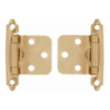 Brass Plated Self Closing Hinges With Screws Quantity:2