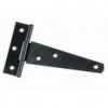 102mm Steel Tee Hinge Black Japan Plated With Screws