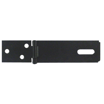 89mm Hasp & Staple Black Japan Plated