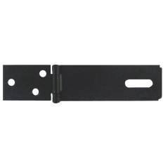89mm Hasp & Staple Black Japan Plated