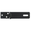 89mm Hasp & Staple Black Japan Plated