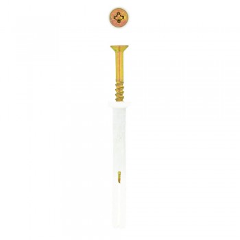 Eureka Nail-in White Rimmed 6x55mm Quantity:5