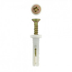 Eureka Nail-in White Rimmed 5x25mm Quantity:30