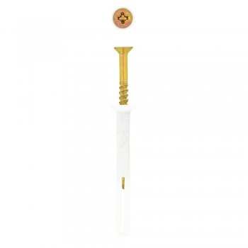 Eureka Nail-in White Rimmed 6x55mm Quantity:15