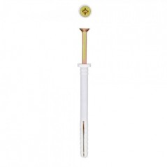 Eureka Nail-in White Rimmed 6x70mm Quantity:10