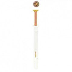 Eureka Nail-in White Rimmed 8x80mm Quantity:15
