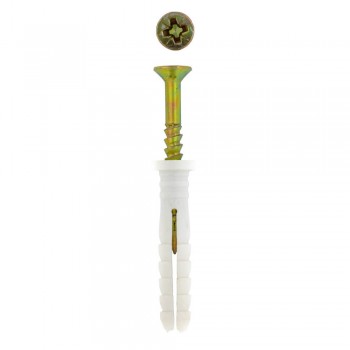 Eureka Nail-in White Rimmed 8x45mm Quantity:15
