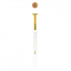Eureka Nail-in White Rimmed 6x55mm Quantity:75