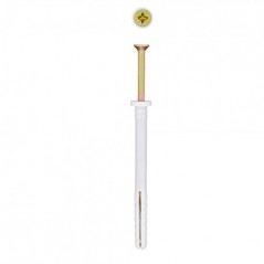 Eureka Nail-in White Rimmed 6x70mm Quantity:75