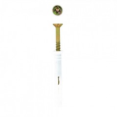 Eureka Nail-in White Rimmed 8x60mm Quantity:70