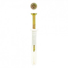 Eureka Nail-in White Rimmed 6x45mm Quantity:120