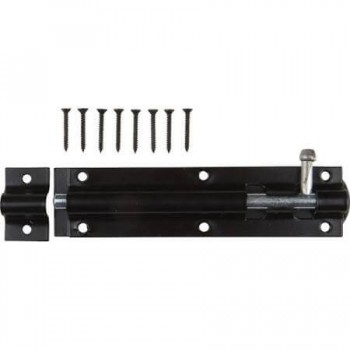 100mm Barrel Bolt Black Jap Plated