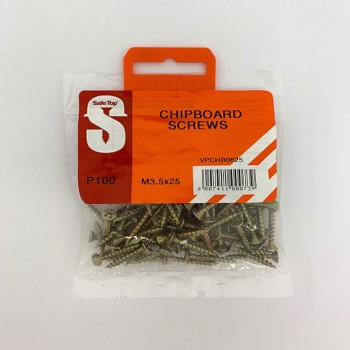 Value Pack Chipboard Screws M3.5 X 25mm Quantity:100