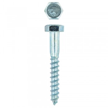 Eureka Coach Screw Galvanised Mild Steel 10x75mm Quantity:6