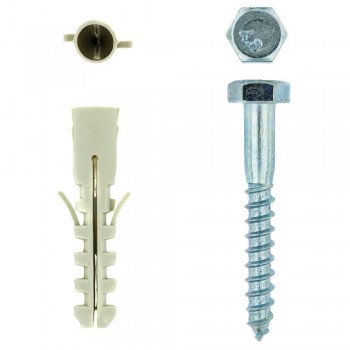Eureka Coach Screw & Plug 10x75mm Quantity:4ea