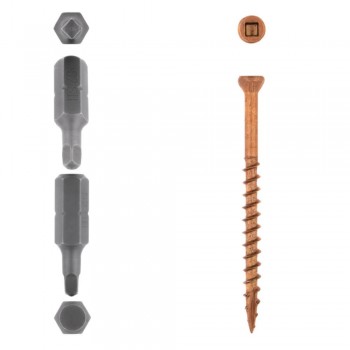 Eureka Decking Screw Smooth Shank 4.5x60mm Quantity:200