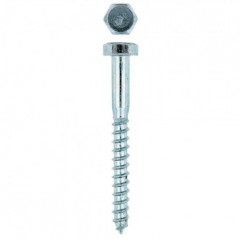 Eureka Coach Screw Galvanised Mild Steel 8x75mm Quantity:50