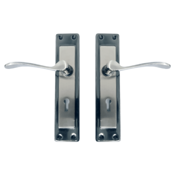 Sapphire 8" Steel Black Nickle Plated Handles
