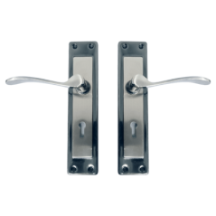Sapphire 8" Steel Black Nickle Plated Handles