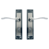 Sapphire 8" Steel Black Nickle Plated Handles