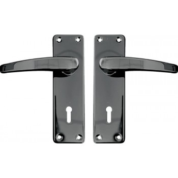 6" Ruby Steel Handles Black Satin Plated