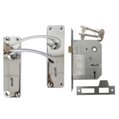 Emerald Handle & 2 Lever Sabs Lockset
