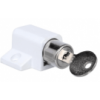 Patio Door Night Latch (push Lock) White