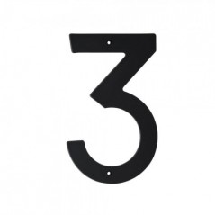 Black Plastic Number 200mm - Nr 3