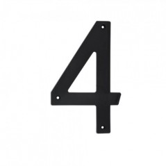 Black Plastic Number 200mm - Nr 4