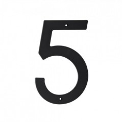 Black Plastic Number 200mm - Nr 5