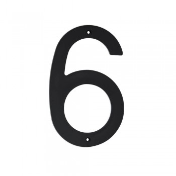 Black Plastic Number 200mm - Nr 6