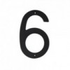 Black Plastic Number 200mm - Nr 6