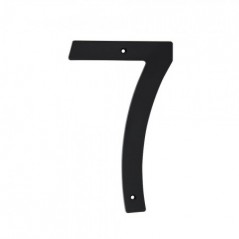 Black Plastic Number 200mm - Nr 7